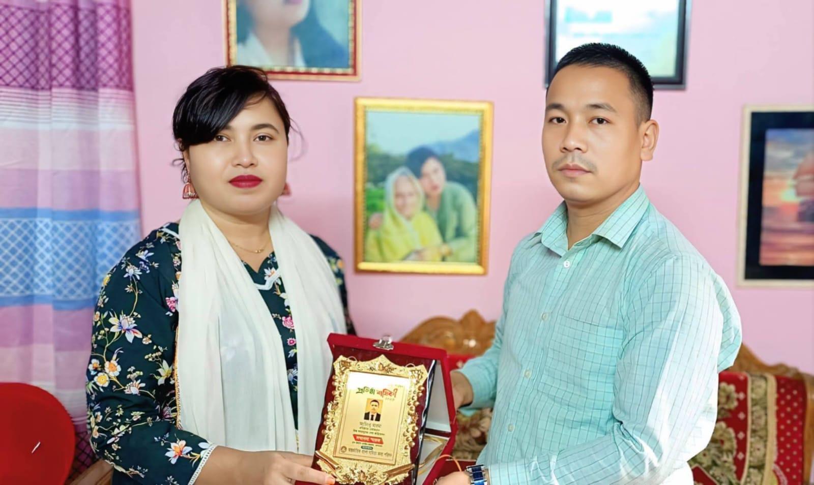 মানবিক কর্মকাণ্ডে অনন্য অবদান: আন্তর্জাতিক সম্মাননা পেলেন লেখক ও সংগঠক অংচিংনু মারমা